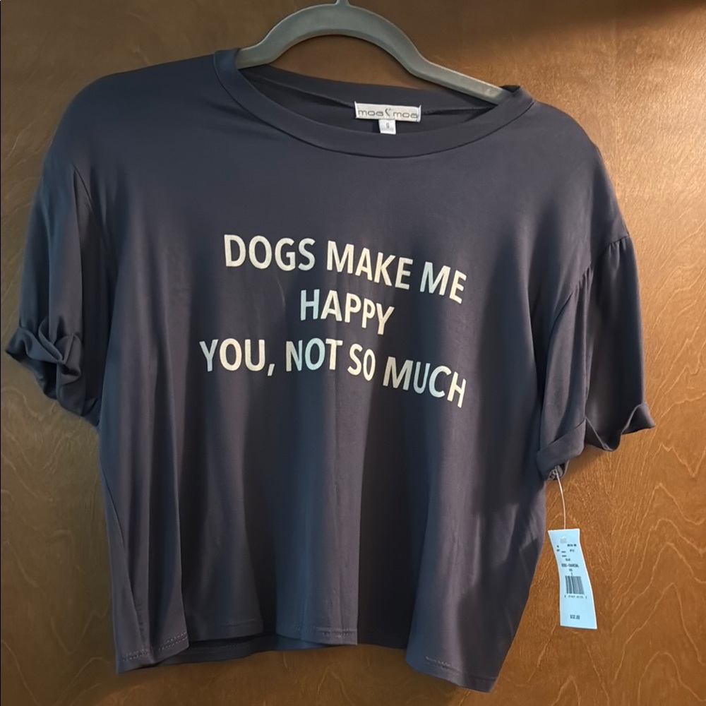 Moa Moa Blue Dog Lover Tee Clothing & Accessories